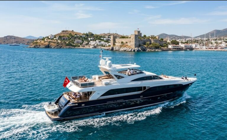 Bodrum motoryat kiralama hizmeti ile turkuaz koylarda lüks deniz tatili, VIP yat charter deneyimi ve özel mavi yolculuk atmosferi – Bodrum Motoryat