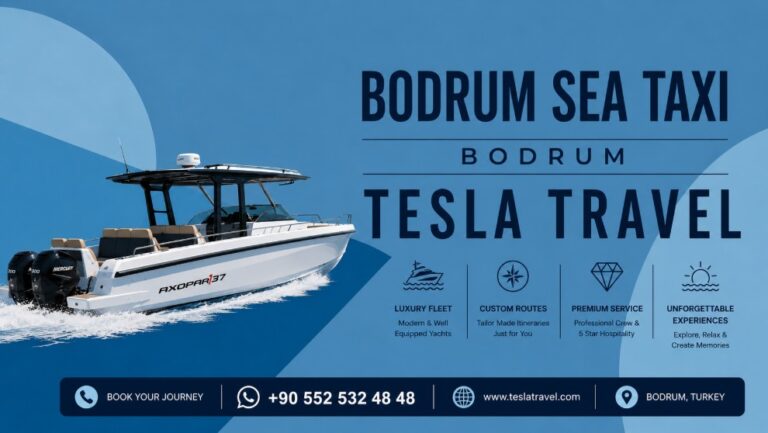 Bodrum – Kos VIP Deniz Transferleri 2026 için lüks sürat teknesi ve hızlı katamaran hizmeti ile Bodrum ve Kos arasında özel deniz ulaşımı sağlayan VIP transfer deneyimi.