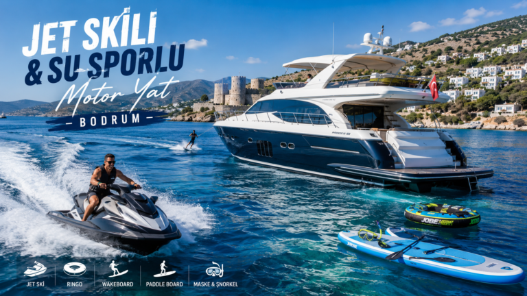 Motor Yacht Bodrum with Jet Ski and Water Toys – Luxury Yacht Charter